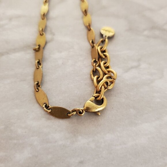 ✨ Stella and Dot Labradorite Artisan Druzy Beaded Stone Pave Rhinestone Pendant - Picture 9 of 16